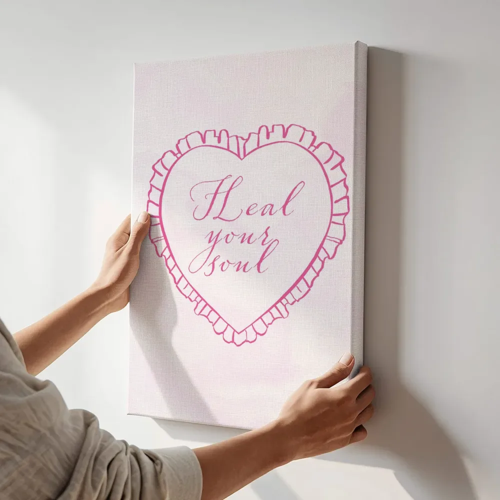 Sfeerimpressie: Heal your soul terwijl het aan de muur wordt gehangen
