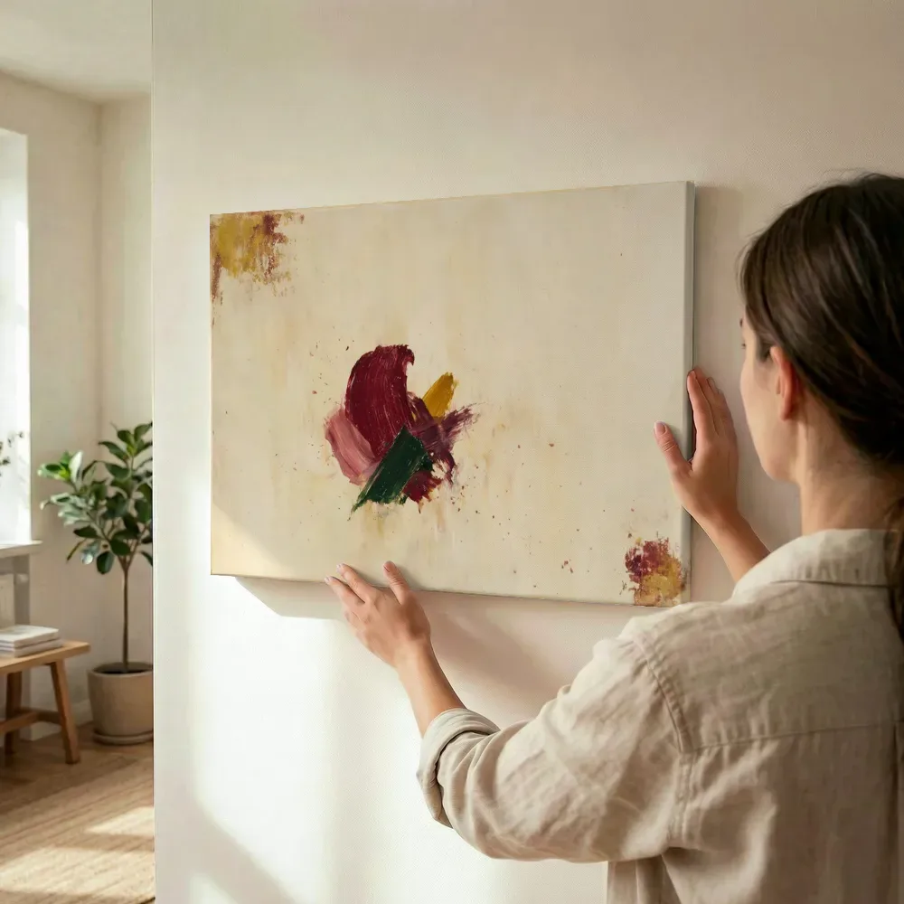 Sfeerimpressie: Abstract terwijl het wordt opgehangen