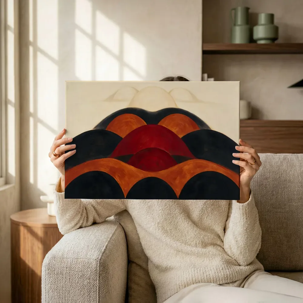 Sfeerimpressie: Heuvelbogen Retro Shapes 10 terwijl het omhoog wordt gehouden