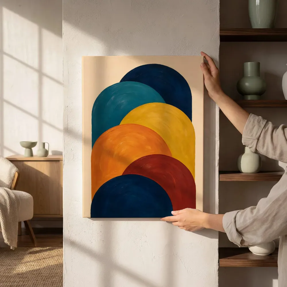 Sfeerimpressie: Heuvelbogen Retro Shapes 11 naast de kast