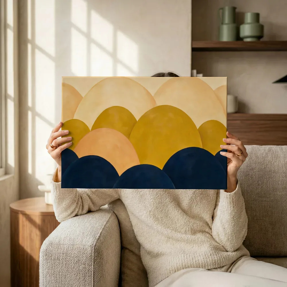 Sfeerimpressie: Heuvelbogen Retro Shapes 3 terwijl het omhoog wordt gehouden