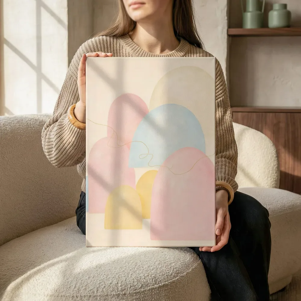 Sfeerimpressie: Heuvelbogen Retro Shapes 6 terwijl het zittend wordt getoond