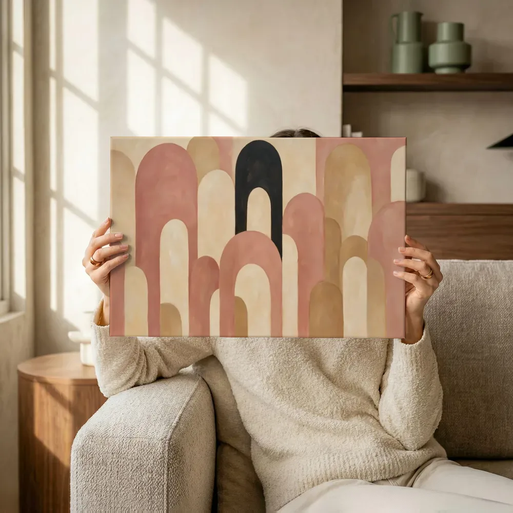 Sfeerimpressie: Hoge bogen Retro Shapes 6 terwijl het omhoog wordt gehouden