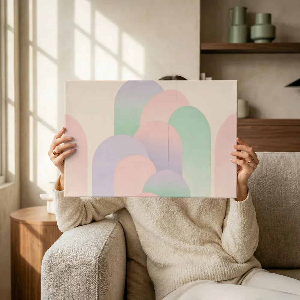 Sfeerimpressie: Hoge bogen Retro Shapes 8 terwijl het omhoog wordt gehouden