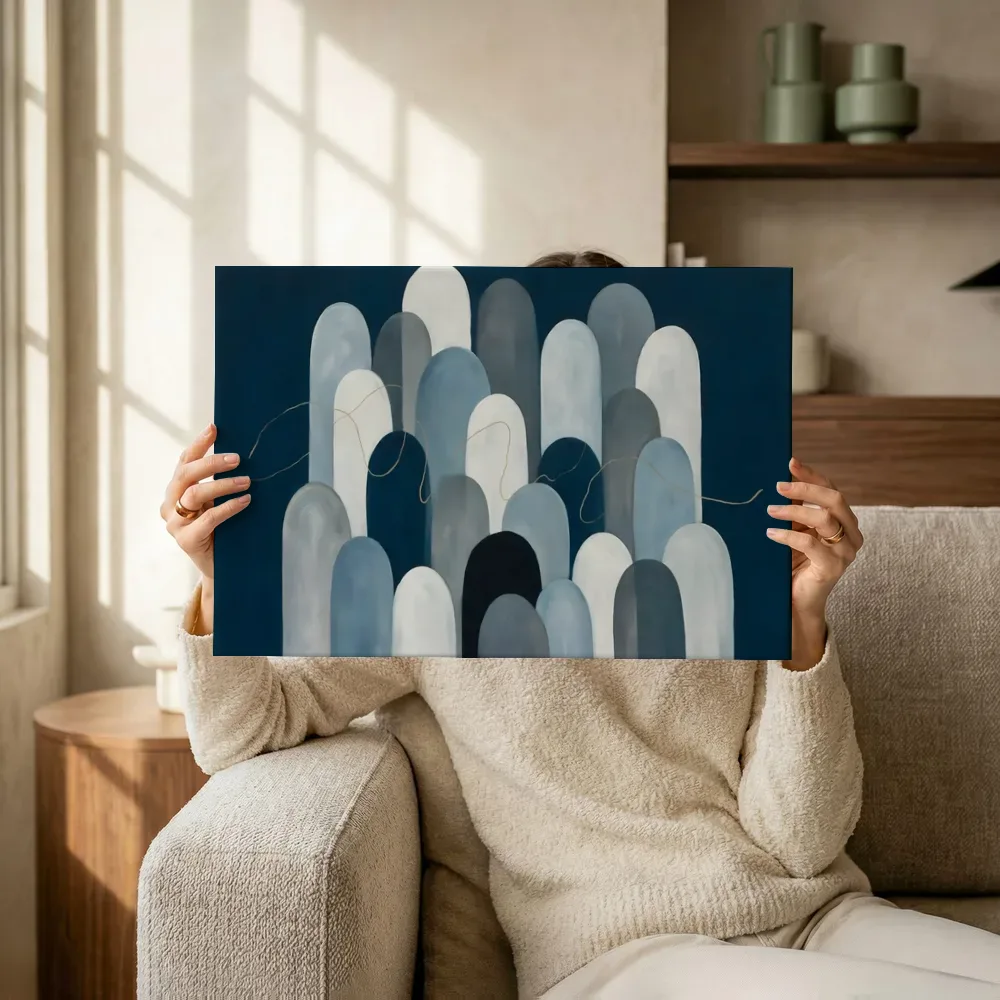 Sfeerimpressie: Hoge bogen Retro Shapes in steengrijs terwijl het omhoog wordt gehouden