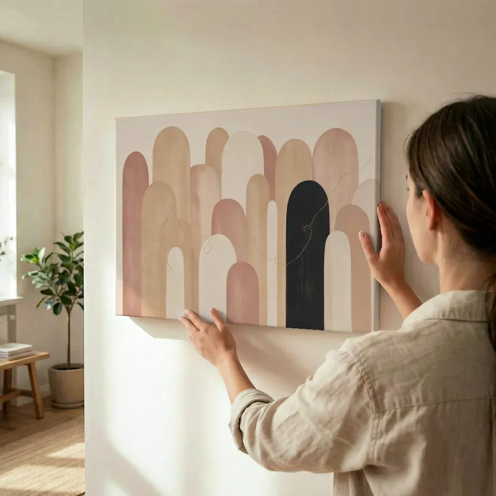 Sfeerimpressie: Hoge bogen Retro Shapes terwijl het wordt opgehangen