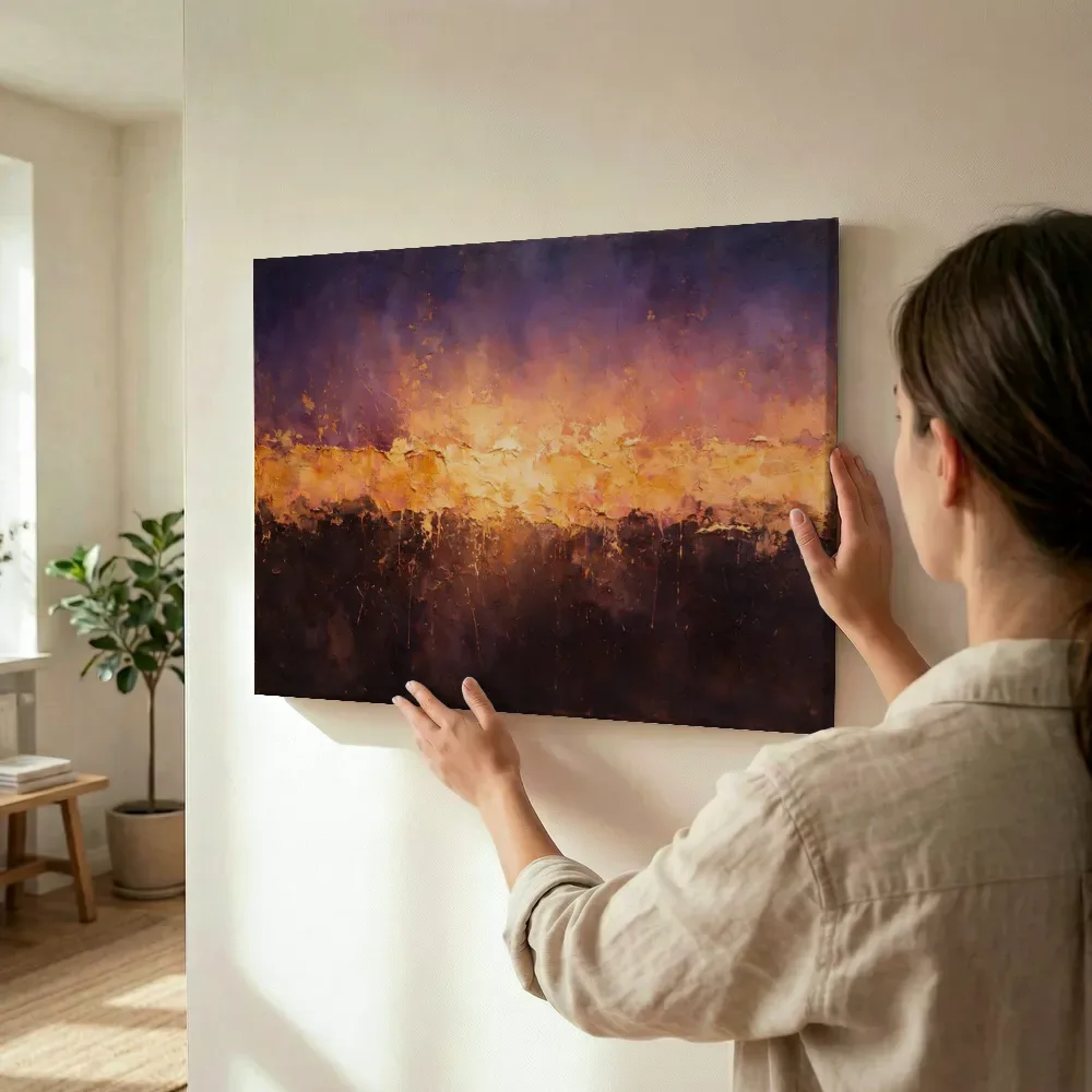 Sfeerimpressie: Horizon in gouden uur terwijl het wordt opgehangen