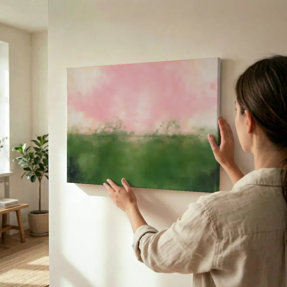 Sfeerimpressie: Horizon in kersenbloesem terwijl het wordt opgehangen