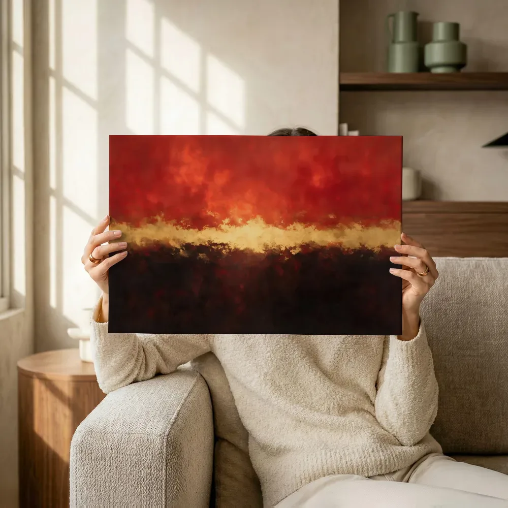 Sfeerimpressie: Horizon in vuurrood terwijl het omhoog wordt gehouden
