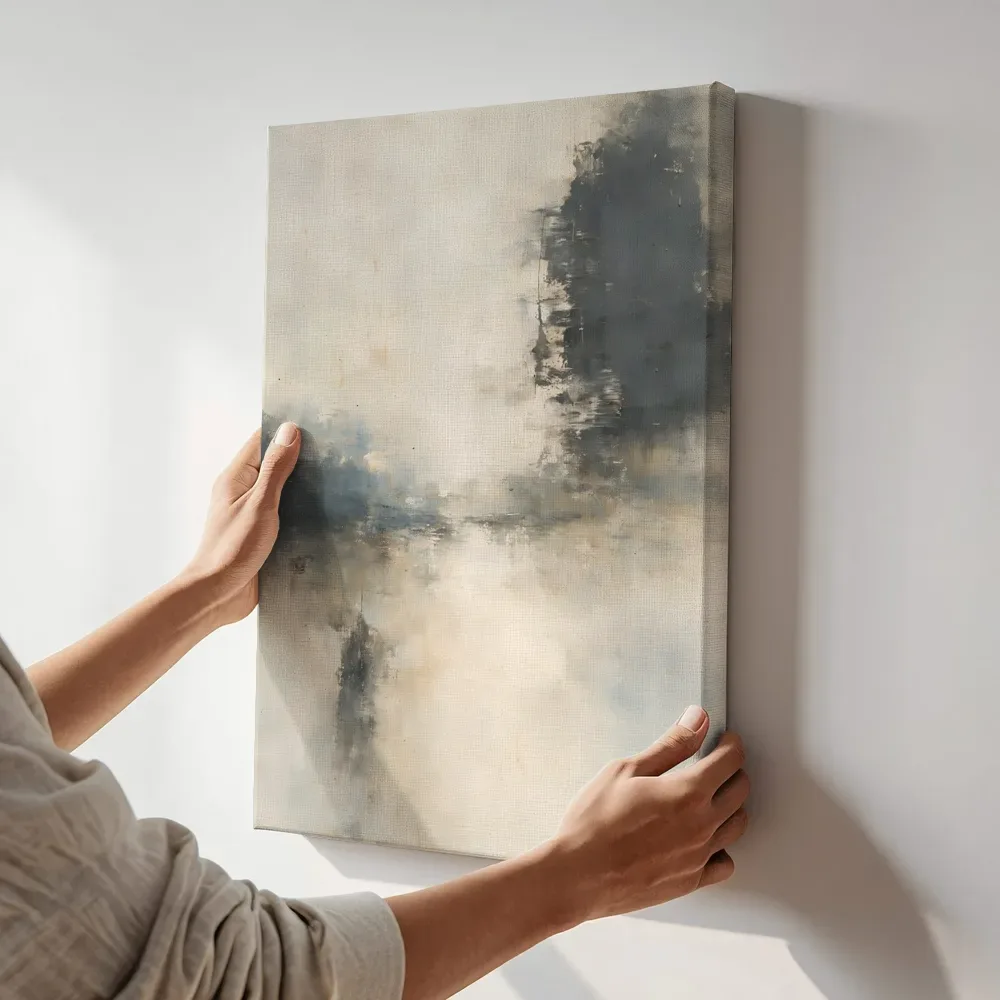Sfeerimpressie: Horizon met mosterd terwijl het aan de muur wordt gehangen