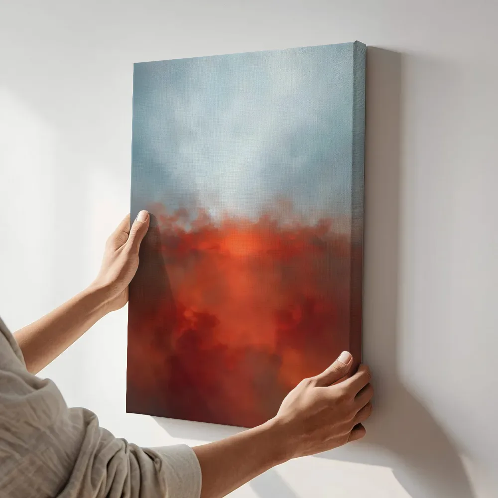 Sfeerimpressie: Horizon Nevel in Ijs en Vuur terwijl het aan de muur wordt gehangen