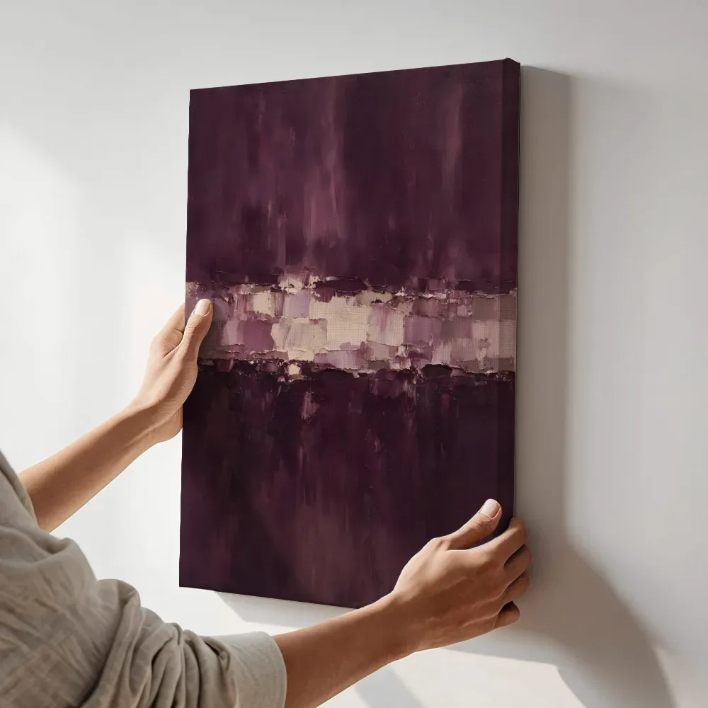 Sfeerimpressie: Horizon paletmes, pruim terwijl het aan de muur wordt gehangen