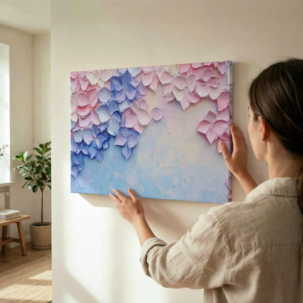 Sfeerimpressie: Hortensia ombre terwijl het wordt opgehangen