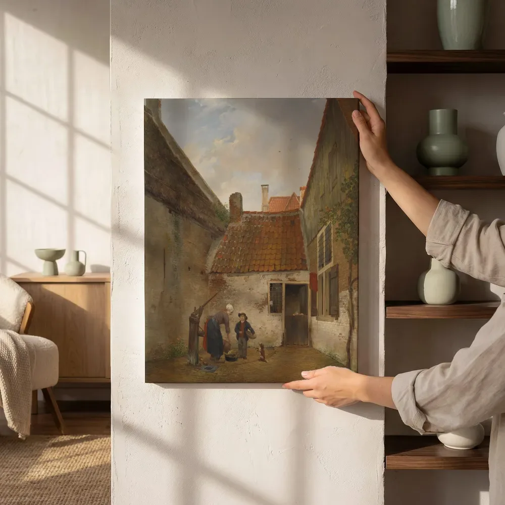 Sfeerimpressie: Inner Courtyard van Andreas Schelfhout naast de kast