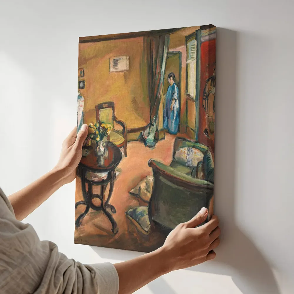 Sfeerimpressie: Interior van Othon Friesz terwijl het aan de muur wordt gehangen