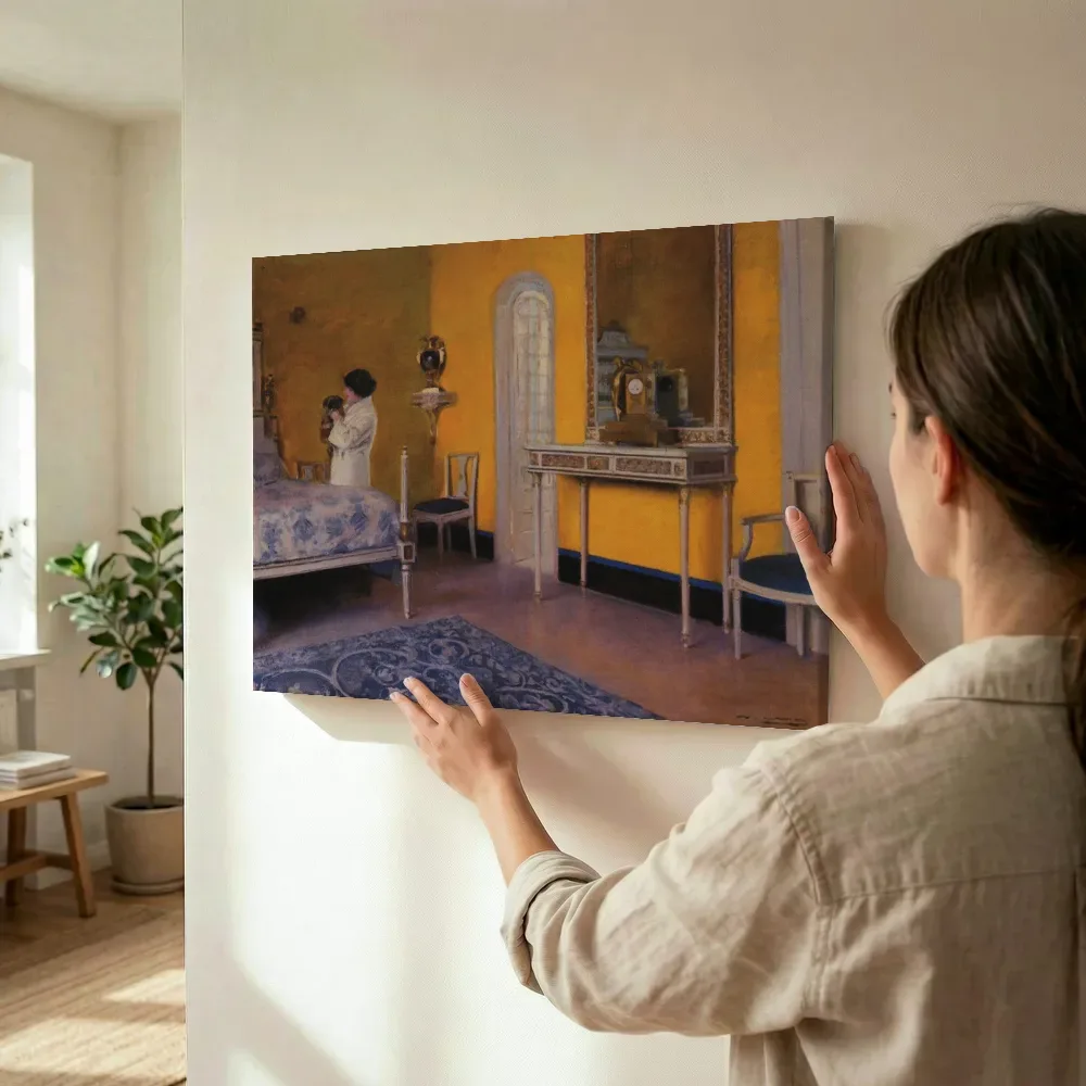 Sfeerimpressie: Interior van Ramon Casas 2 terwijl het wordt opgehangen