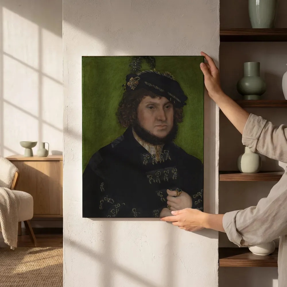 Sfeerimpressie: Johan van Saksen van Lucas Cranach the Elder naast de kast