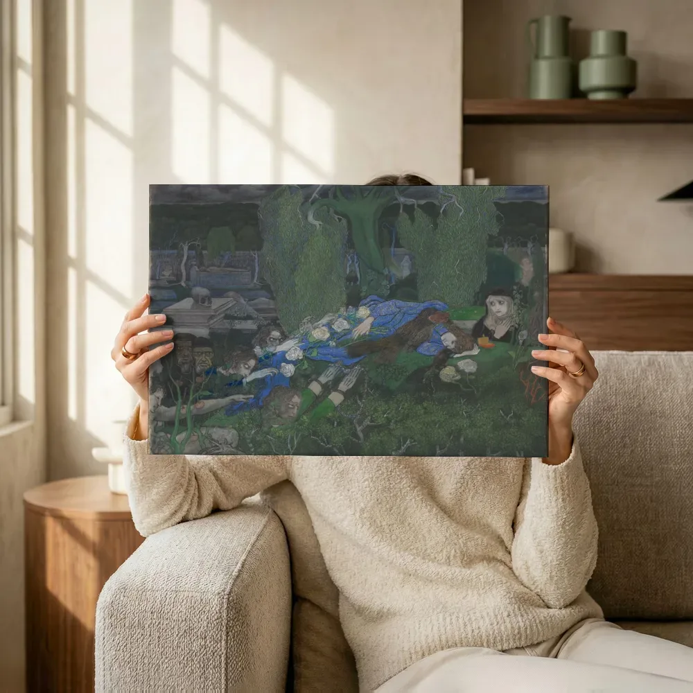 Sfeerimpressie: Km 109.535 rkg van Jan Toorop terwijl het omhoog wordt gehouden