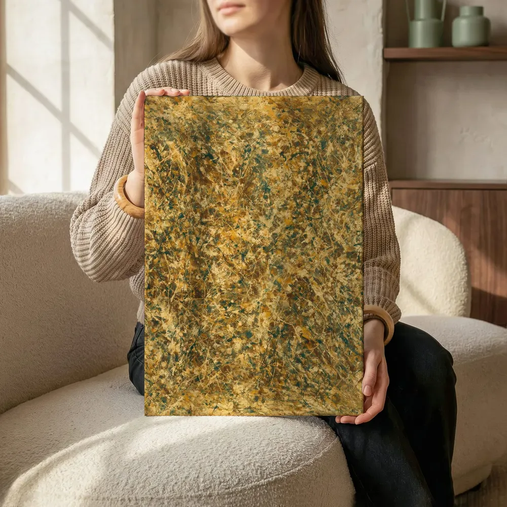 Sfeerimpressie: Lagen Spetter in amberglans terwijl het zittend wordt getoond
