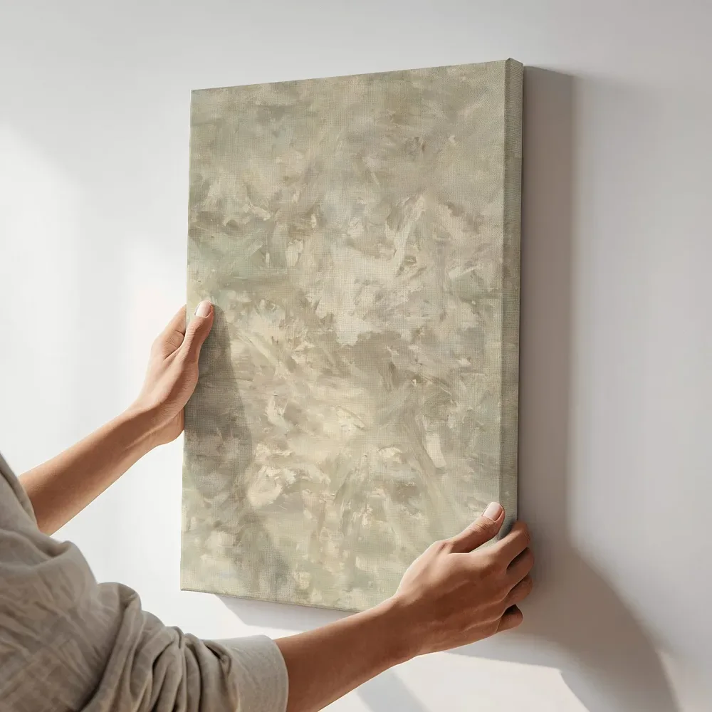 Sfeerimpressie: Lagen Zwaai in mist terwijl het aan de muur wordt gehangen