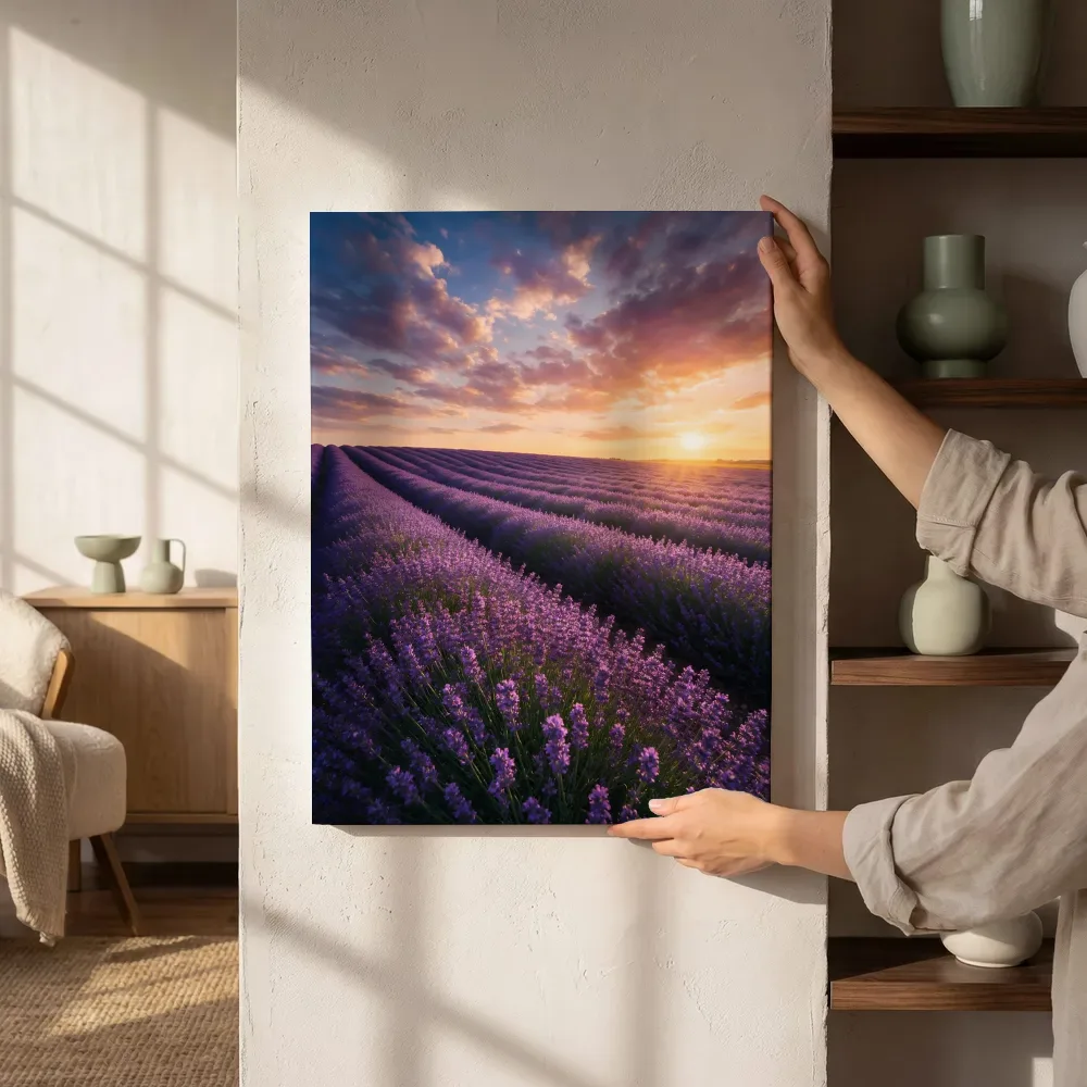 Sfeerimpressie: Lavendel bij het gouden uur 11 naast de kast
