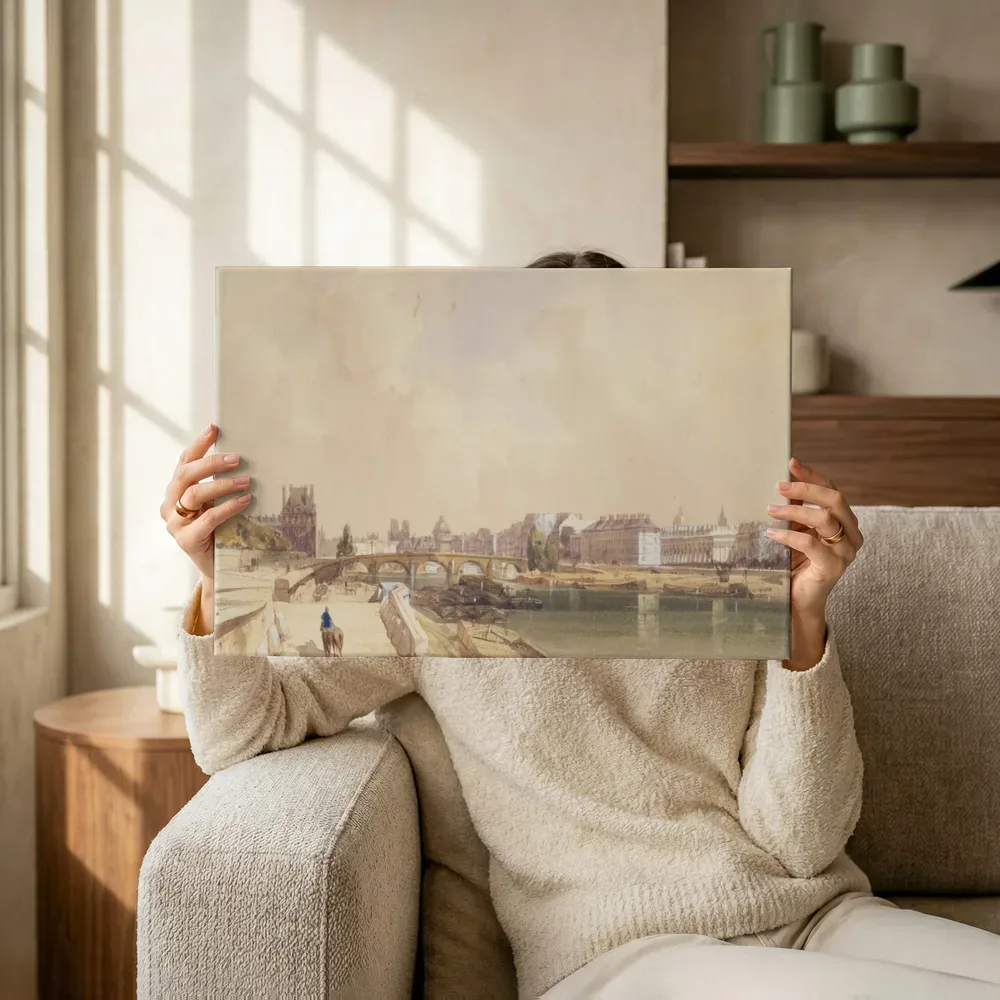 Sfeerimpressie: Le Pont Royal van Thomas Shotter Boys terwijl het omhoog wordt gehouden
