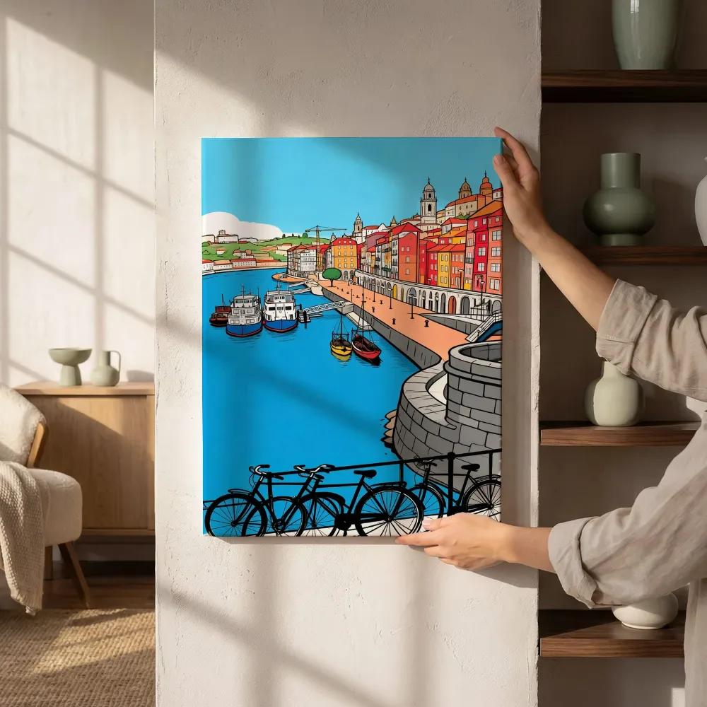 Sfeerimpressie: Leuven, Oude Markt in cartoonstijl naast de kast