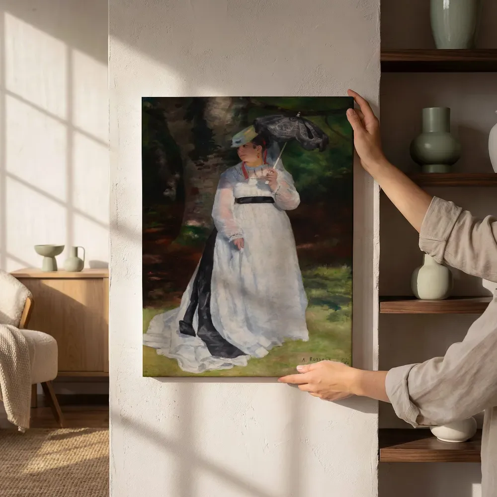 Sfeerimpressie: Lise met parasol van Pierre-Auguste Renoir naast de kast