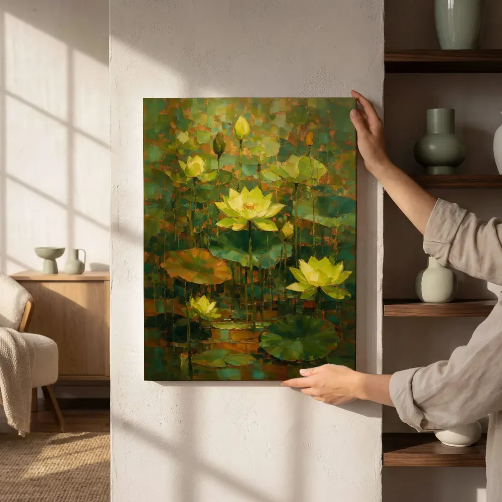 Sfeerimpressie: Lotus in limoen naast de kast