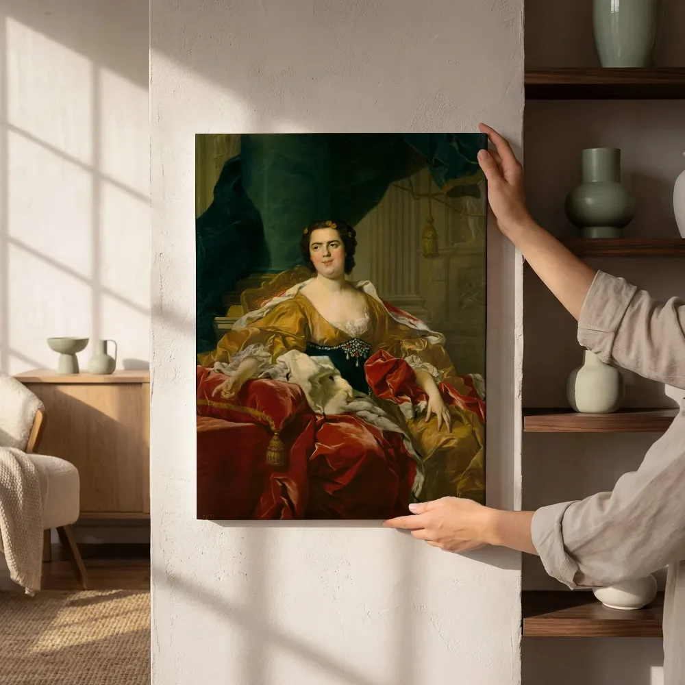 Sfeerimpressie: Louise-Elisabeth van Frankrijk, echtgenote van infant Filips van Louis-Michel van Loo naast de kast