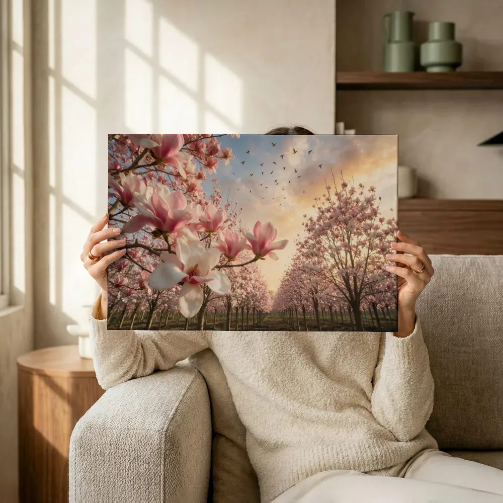 Sfeerimpressie: Magnolia bij het gouden uur 4 terwijl het omhoog wordt gehouden
