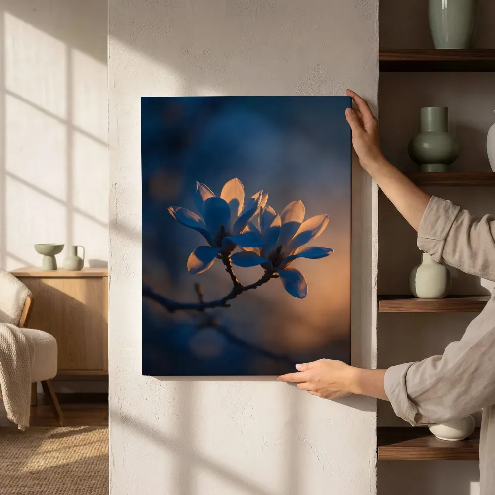 Sfeerimpressie: Magnolia in de schemering 2 naast de kast