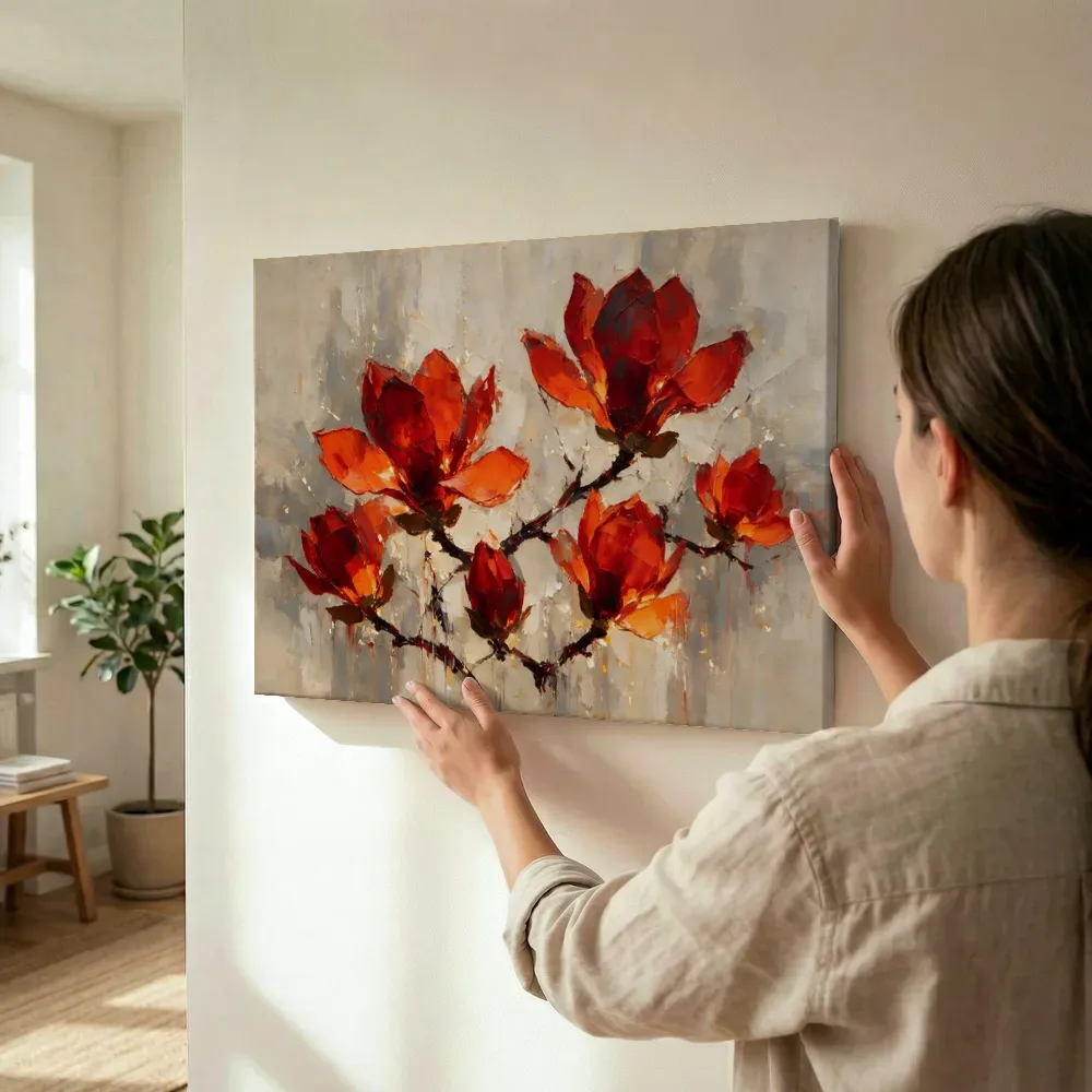 Sfeerimpressie: Magnolia in groepjes in vuur terwijl het wordt opgehangen