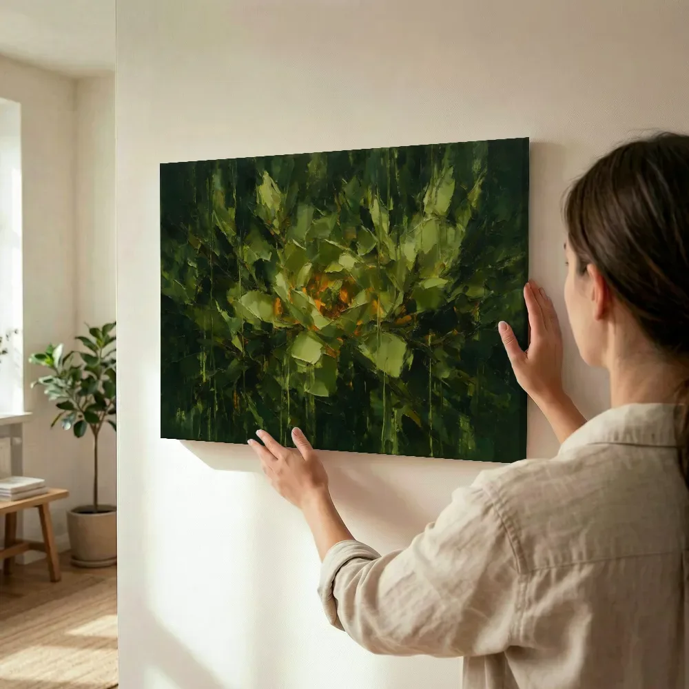 Sfeerimpressie: Magnolia in limoen terwijl het wordt opgehangen