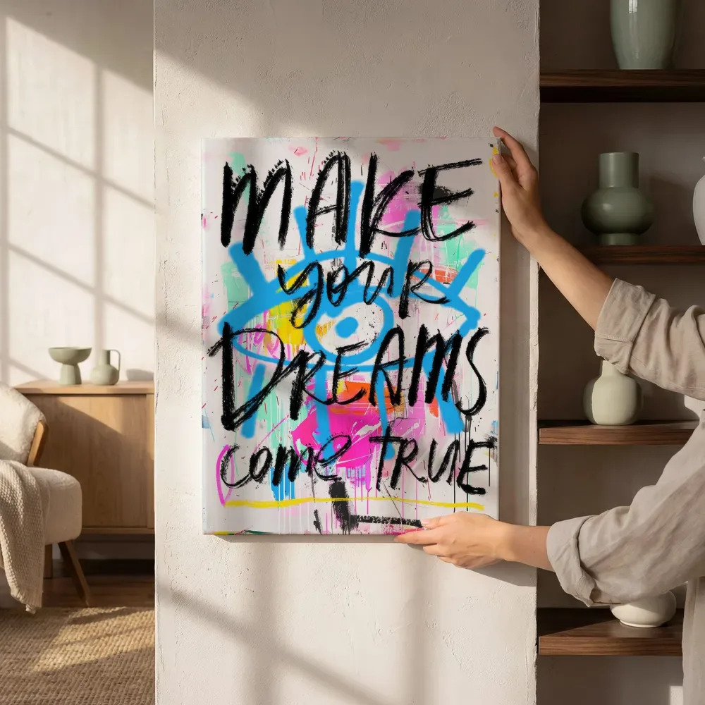 Sfeerimpressie: Make your dreams come true naast de kast