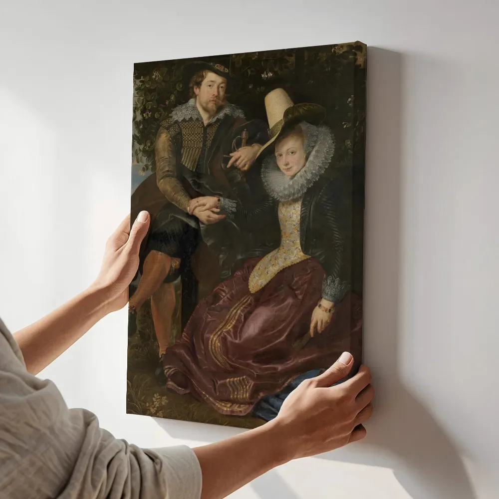 Sfeerimpressie: Met Isabella Brant in het kamperfoelieprieel van Peter Paul Rubens terwijl het aan de muur wordt gehangen