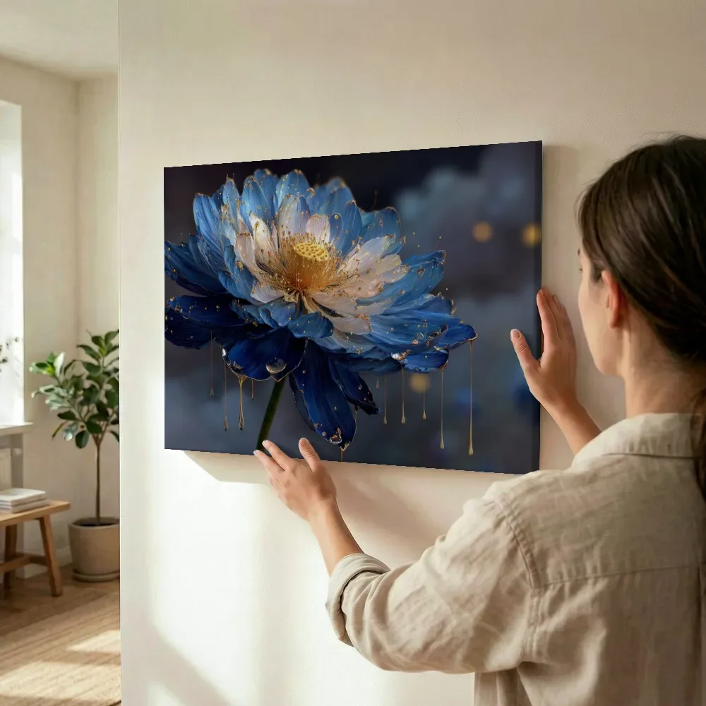 Sfeerimpressie: Nachtlotus met gouden regen terwijl het wordt opgehangen