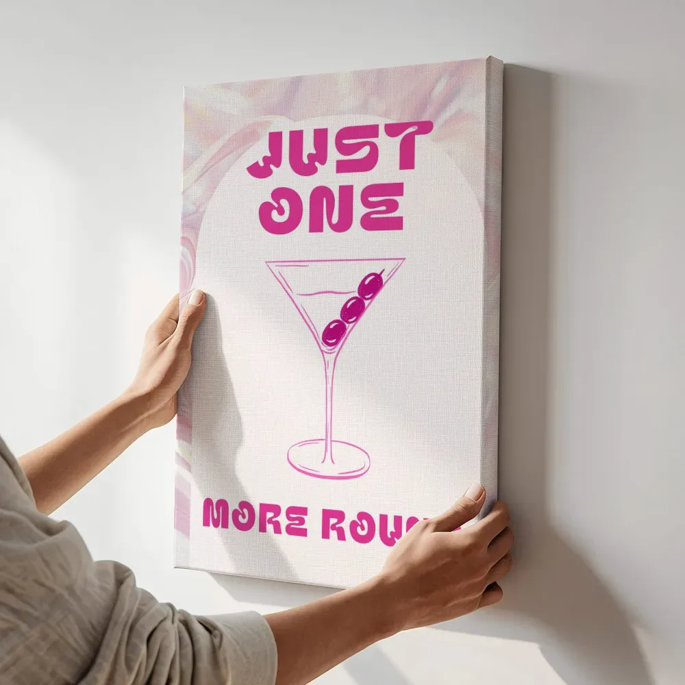 Sfeerimpressie: Nog eentje dan terwijl het aan de muur wordt gehangen