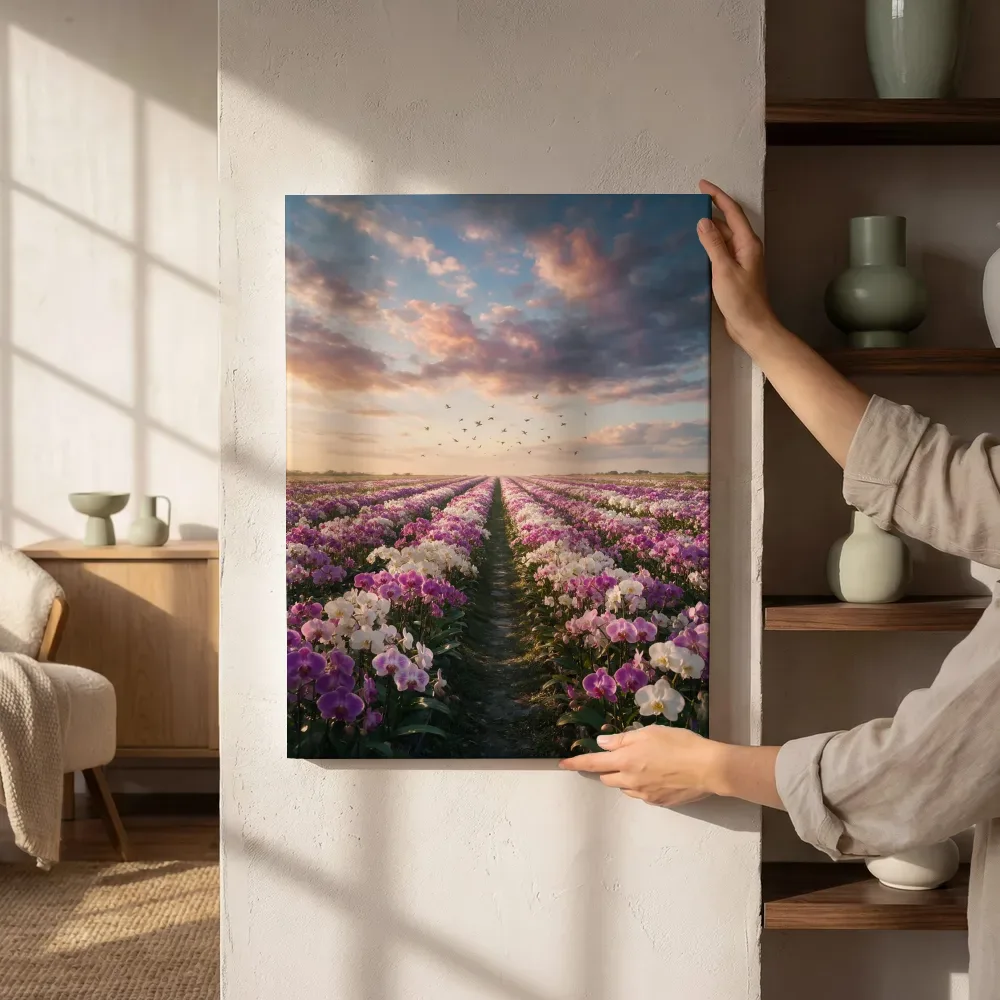 Sfeerimpressie: Orchideeën bij het gouden uur 8 naast de kast