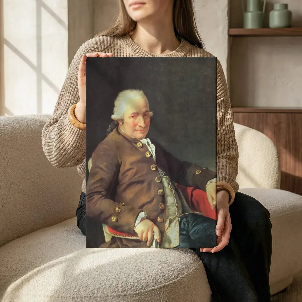 Sfeerimpressie: Portret van Charles-Pierre Pécoul van Jacques-Louis David terwijl het zittend wordt getoond