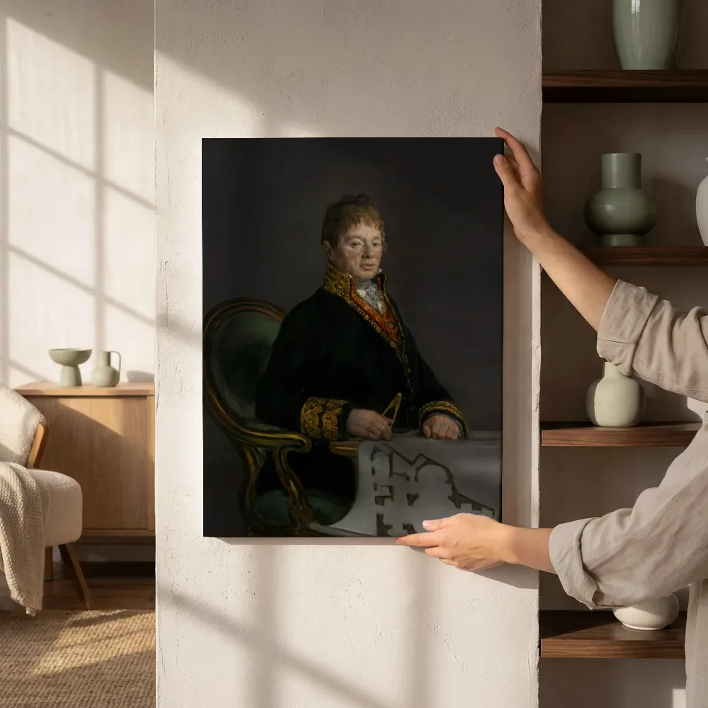 Sfeerimpressie: Portret van Don Juan Antonio Cuervo van Francisco Goya naast de kast