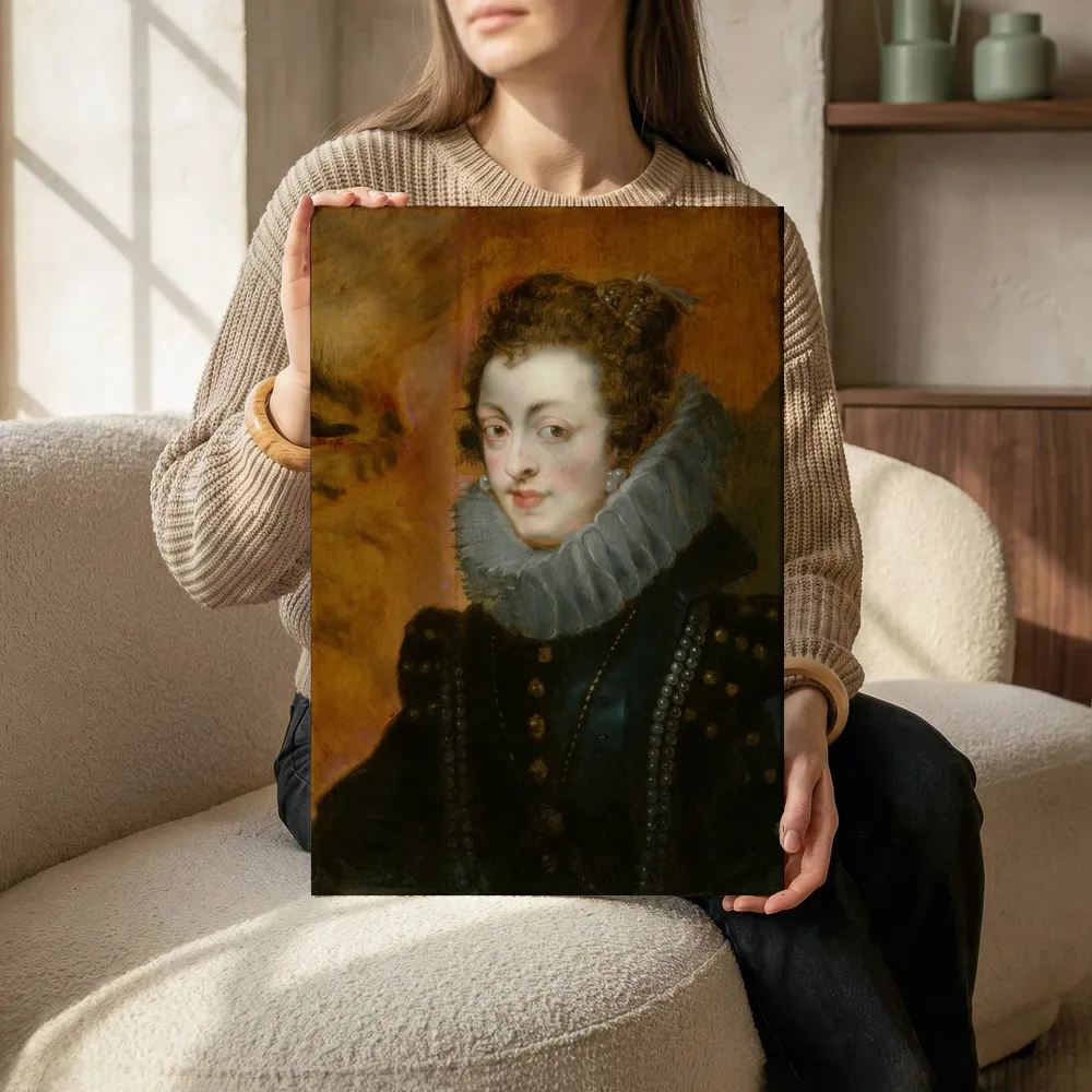 Sfeerimpressie: Portret van Isabella van Bourbon van Peter Paul Rubens terwijl het zittend wordt getoond