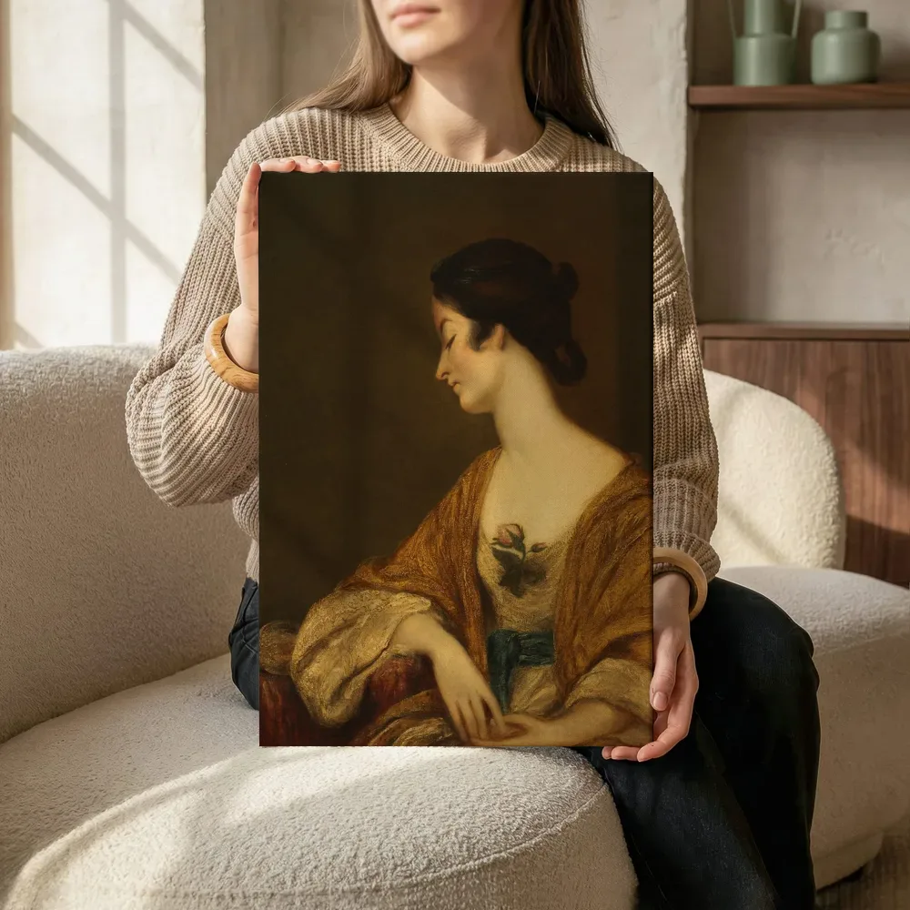 Sfeerimpressie: Portret van mevrouw George Collier van Joshua Reynolds terwijl het zittend wordt getoond