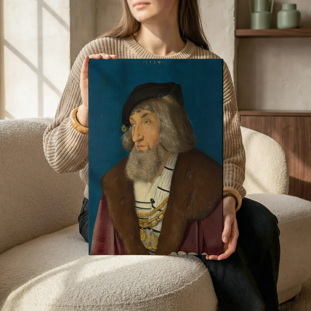Sfeerimpressie: Portret van een man van Hans Baldung Grien terwijl het zittend wordt getoond