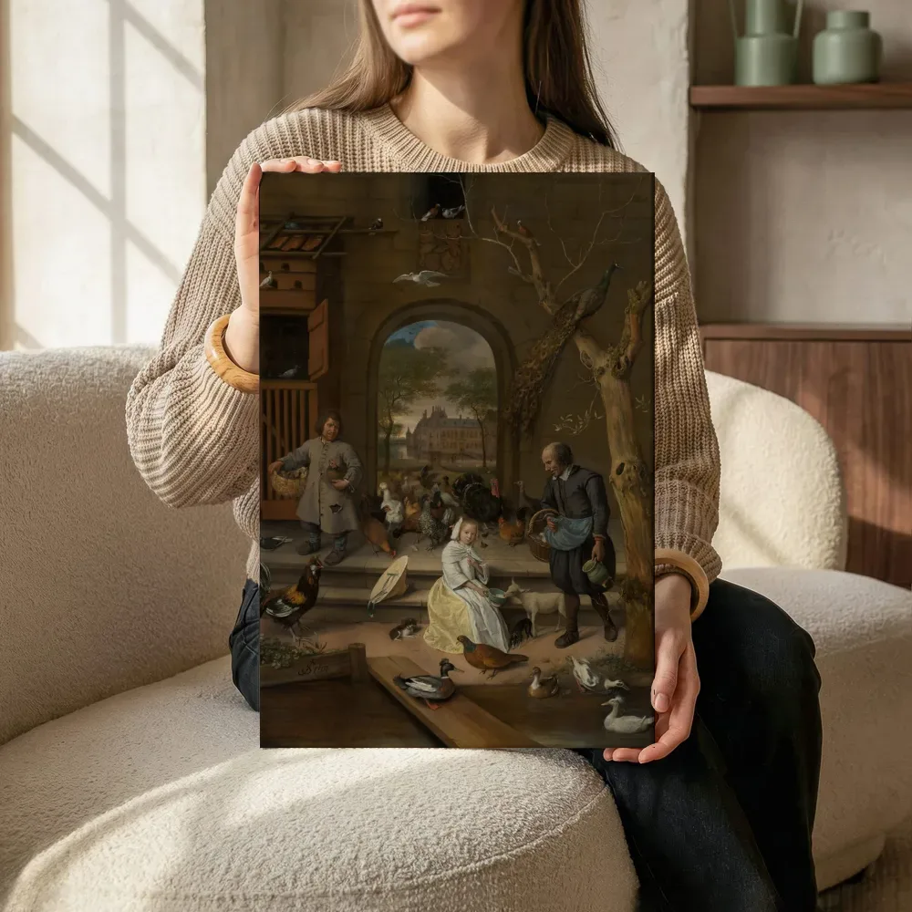 Sfeerimpressie: Portret van Jacoba Maria van Wassenaer van Jan Steen terwijl het zittend wordt getoond