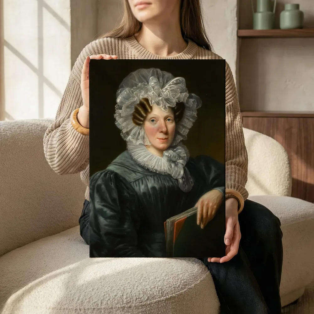 Sfeerimpressie: Portret van Maria Geertruida Snabilié van Pieter Bartholomeusz Barbiers terwijl het zittend wordt getoond