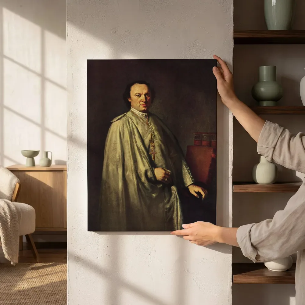 Sfeerimpressie: Portret van Michael Gilbert van Moritz Kellerhoven naast de kast