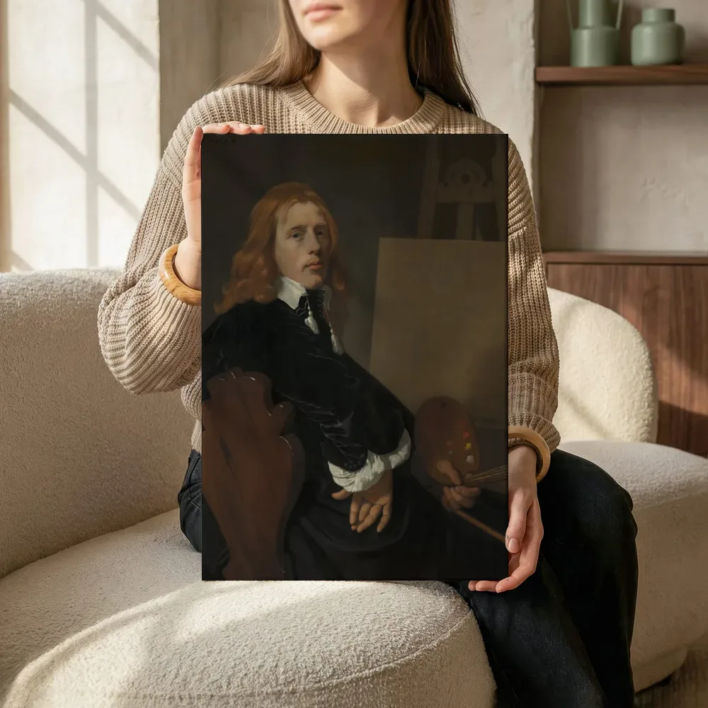 Sfeerimpressie: Portret van Paulus Potter van Bartholomeus van der Helst terwijl het zittend wordt getoond