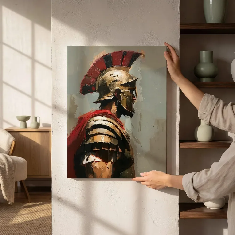 Sfeerimpressie: Romeinse centurion naast de kast