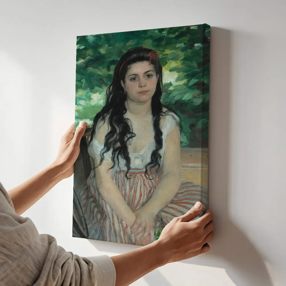 Sfeerimpressie: 's Zomers van Pierre-Auguste Renoir terwijl het aan de muur wordt gehangen